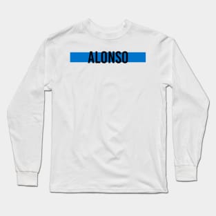 Fernando Alonso Driver Name - 2022 Season #4 Long Sleeve T-Shirt